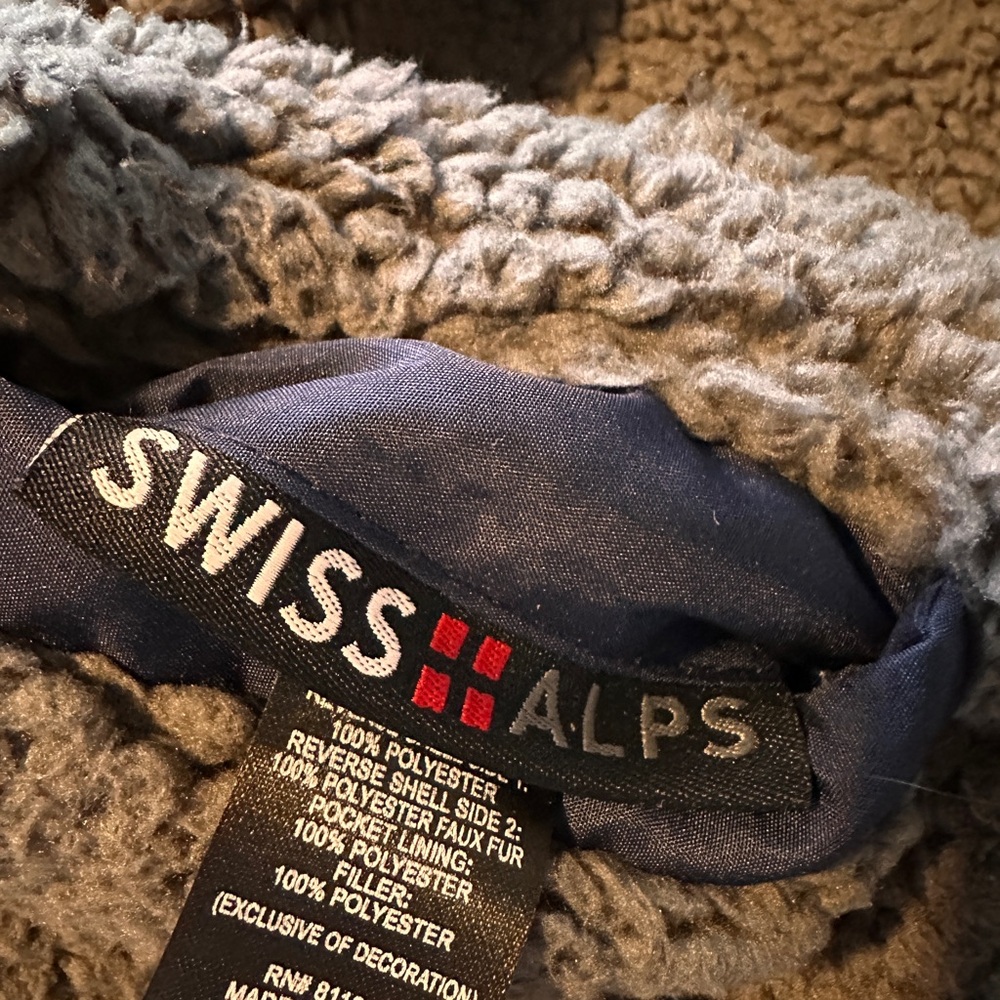 Alpine Swiss Kids Jacket - Blue